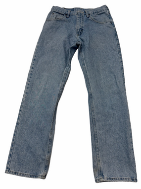 Wrangler Classic Light Wash Straight Leg Blue Jeans Jeans Men 30 x 30 (29x29)